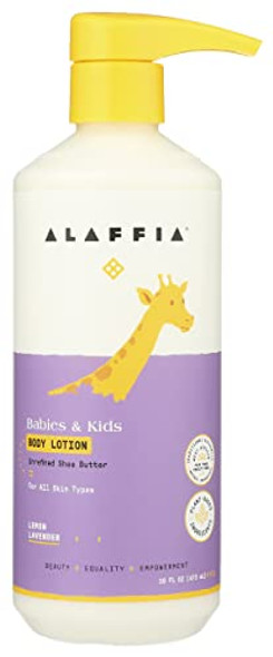 Alaffia, Babies & Kids Body Lotion, Lemon Lavender, 16 fl oz Alaffia, Babies & Kids Body Lotion, Lemon Lavender, 16 fl oz