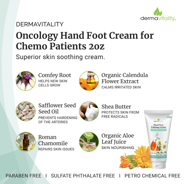 UltimateVitality Hand Foot Cream for For Oncology Patients, Intensive Natural and Organic Moisturizing Cream for sensitive Irritated Skin During Chemo Treatment - 2 Ounces UltimateVitality Hand Foot Cream for For Oncology Patients, Intensive Natural and Organic Moisturizing Cream for sensitive Irritated Skin During Chemo Treatment - 2 Ounces