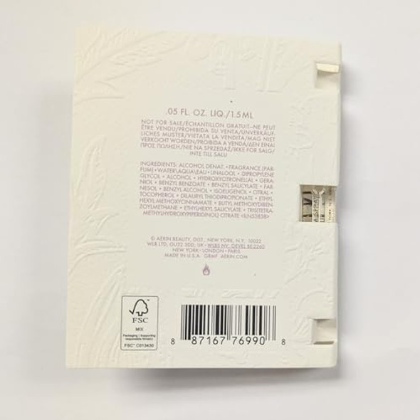 AERIN Les Jardins Botaniques Wisteria EDP Sample Spray .05oz 1.5ml AERIN Les Jardins Botaniques Wisteria EDP Sample Spray .05oz 1.5ml