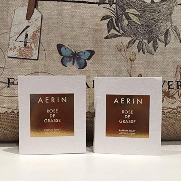 Lot of 2 Aerin Rose De Grasse Parfum .07 Oz / 2 Ml Travel Mini Spray Lot of 2 Aerin Rose De Grasse Parfum .07 Oz / 2 Ml Travel Mini Spray