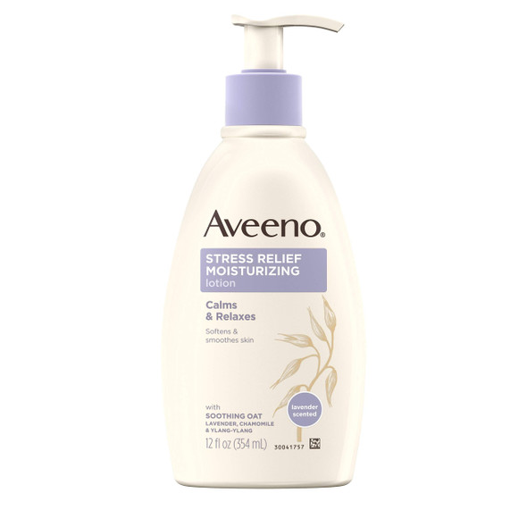 Aveeno Active Naturals Stress Relief Moisturizing Lotion, 12 Ounce