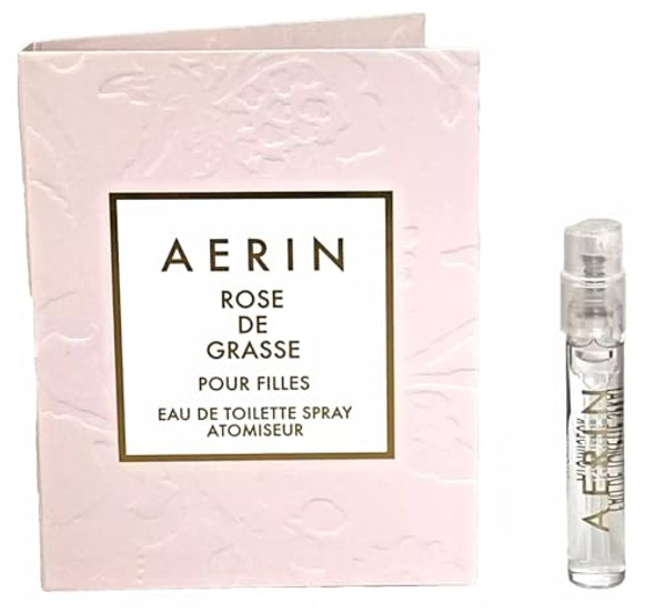 AERIN Rose De Grasse Pour Filles Eau De Toilette Spray Atomiseur Sample Vial 1.5ml/.05 fl oz AERIN Rose De Grasse Pour Filles Eau De Toilette Spray Atomiseur Sample Vial 1.5ml/.05 fl oz