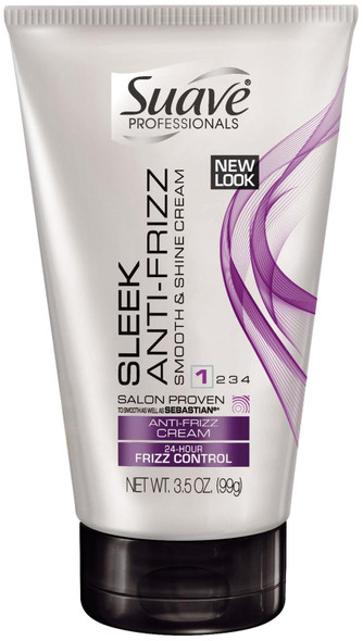 Suave Professionals Anti-Frizz Cream, Sleek - 3.5 oz