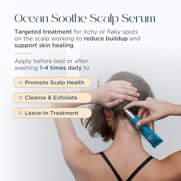 Abundant Natural Health Ocean Soothe Skin Relief Bundle with Highly Concentrated Magnesium Salt for Dry and Flaky Skin, Quick Absorption, All Natural and Fragrance- Skin and Scalp Treatment