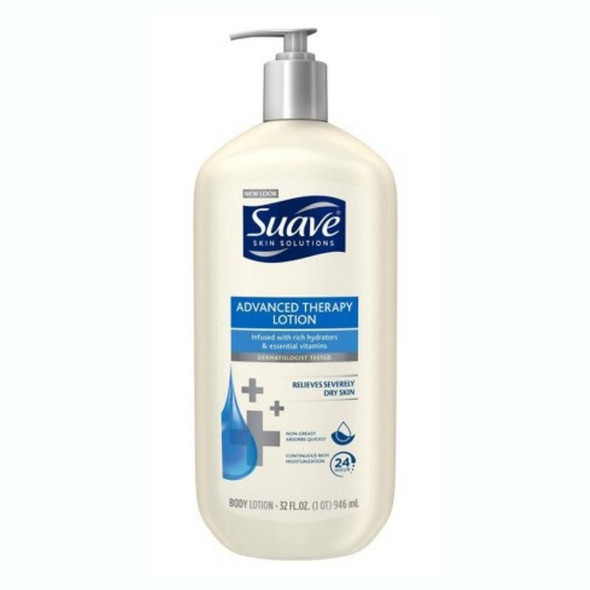 Suave Advanced Therapy Body Lotion, 32 oz