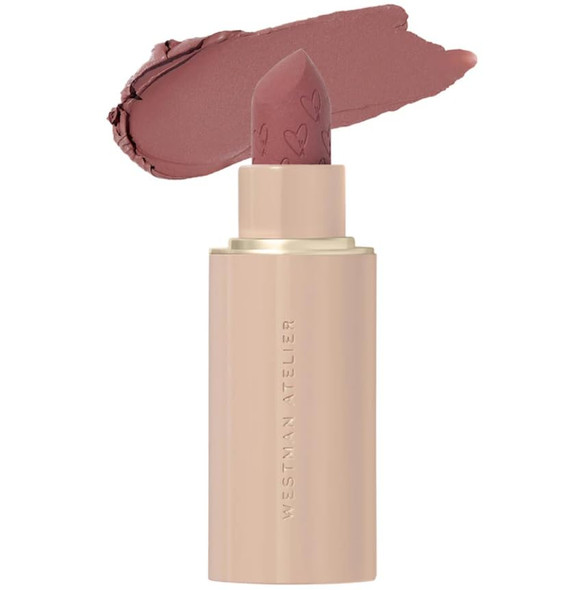 Westman Atelier Lip Suede Matte Lipstick - Piqué & Complimentary Sheet Masque Westman Atelier Lip Suede Matte Lipstick - Piqué & Complimentary Sheet Masque