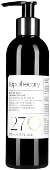 Ilapothecary Beat The Blues Shower and Bath Oil - Essential Oils Shower Oil - Hydrates and Nourishes Your Skin - Vegan and Nut - 6.76 oz