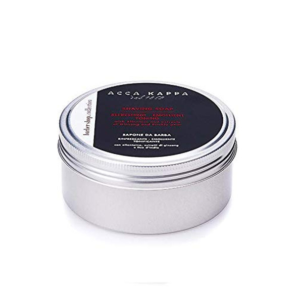 ACCA KAPPA Barber Shop Collection Shaving Soap – Refreshing and Moisturizing with Peppermint and Ginseng ACCA KAPPA Barber Shop Collection Shaving Soap – Refreshing and Moisturizing with Peppermint and Ginseng