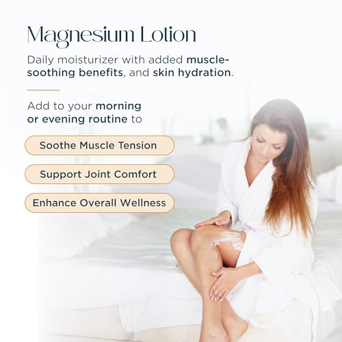 Abundant Natural Health MAG I.C. Magnesium Lotion Infused with Cucumber, Soothes and Relaxes Muscles, Effective and Quick Absorption, Fragrance-, 90mL