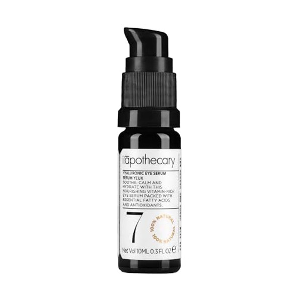 Ilapothecary Hyaluronic Acid Eye Serum - Essential Oils Enriched - Gluten , Nourishing Vitamin-Rich Formula - Anti Aging Serum - 0.3 oz Ilapothecary Hyaluronic Acid Eye Serum - Essential Oils Enriched - Gluten , Nourishing Vitamin-Rich Formula - Anti Aging Serum - 0.3 oz