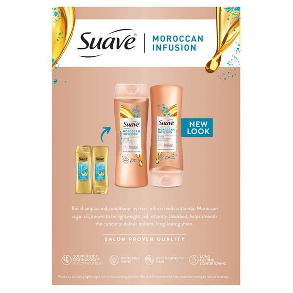 Suave Professionals Moroccan Infusion Shampoo & Conditioner - 18 fl oz