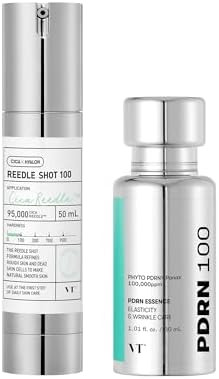 韓国VT商品REEDLE SHOT 300 & PDRN 100 セット VT COSMETICS CICA Reedle Shot 300 Essence 1.69Fl Oz (50ml