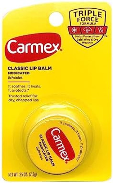 Carmex Classic Lip Balm Medicated, 0.25 oz ( Pack of 11) Carmex Classic Lip Balm Medicated, 0.25 oz ( Pack of 11)