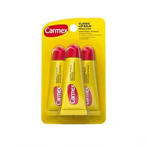 Carmex Original Flavor Moisturizing Lip Balm Tube Value Pack,0.35 Ounce (3 Count) Carmex Original Flavor Moisturizing Lip Balm Tube Value Pack,0.35 Ounce (3 Count)