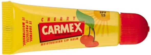 Carmex Cherry Lip Balm SPF 15 0.35 oz (Pack of 12)