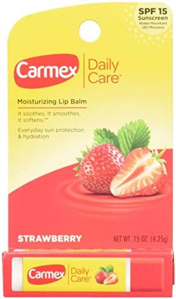 Carmex Lip Balm Stick, Strawberry, 3 Count Carmex Lip Balm Stick, Strawberry, 3 Count