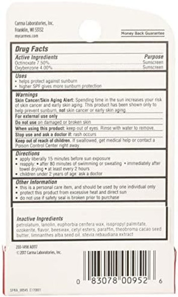 Carmex Lip Balm Stick, Strawberry, 3 Count Carmex Lip Balm Stick, Strawberry, 3 Count