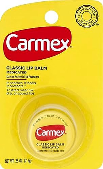 Carmex Classic Lip Balm Medicated 0.25 oz (Pack of 10) Carmex Classic Lip Balm Medicated 0.25 oz (Pack of 10)