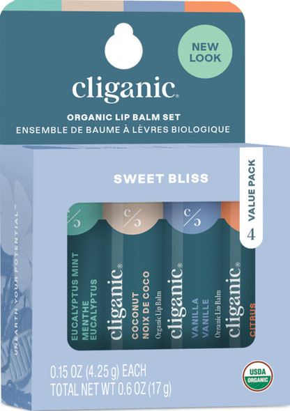 Cliganic Organic Lip Balm Set (Fresh Picked, 8 Flavors) - 100% Natural Moisturizer for Cracked & Dry Lips Cliganic Organic Lip Balm Set (Fresh Picked, 8 Flavors) - 100% Natural Moisturizer for Cracked & Dry Lips