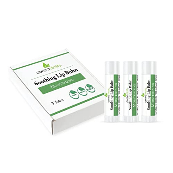 Oncology Lip Balm - Natural Organic Plant Based Chapstick for Oncology Patients, Heals Dry Lips - Moisturizes, Soothes and Hydrate Parched Lips - 3 pack Oncology Lip Balm - Natural Organic Plant Based Chapstick for Oncology Patients, Heals Dry Lips - Moisturizes, Soothes and Hydrate Parched Lips - 3 pack