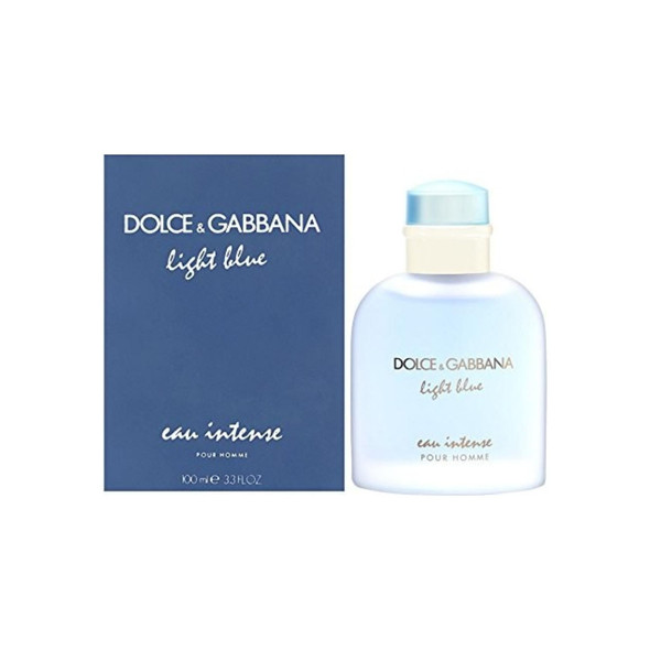 Dolce & Gabbana Light Blue Intense for Men Eau De Parfum Spray 3.3  oz