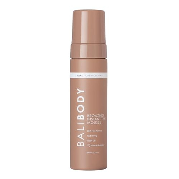 Bali Body Instant Tan Mousse Wash-off instant bronzing mousse, streak- with quick-dry finish Chocolate-tinted body makeup for a natural glow 200ml/6.7oz Bali Body Instant Tan Mousse Wash-off instant bronzing mousse, streak- with quick-dry finish Chocolate-tinted body makeup for a natural glow 200ml/6.7oz