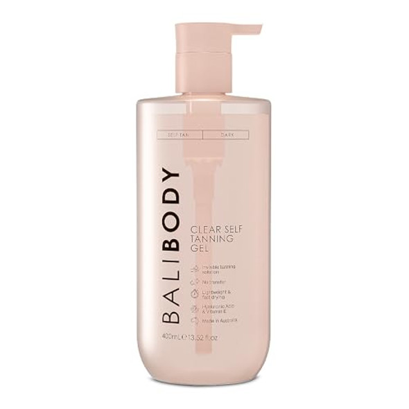 Bali Body Clear Self Tanning Gel – Intensive, Streak- Glow Hydrating with Hyaluronic Acid, Aloe Vera & Vitamin E – Glow Your Own Way Tanning Gel, Fast-Drying, Transfer-Resistant, 400ml Bali Body Clear Self Tanning Gel – Intensive, Streak- Glow Hydrating with Hyaluronic Acid, Aloe Vera & Vitamin E – Glow Your Own Way Tanning Gel, Fast-Drying, Transfer-Resistant, 400ml