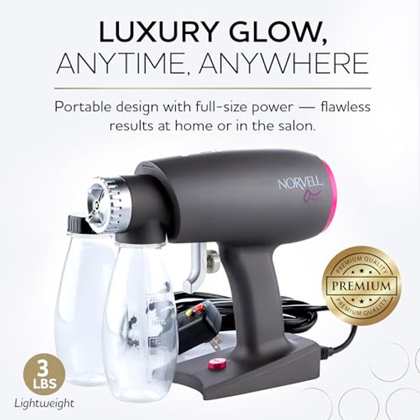 Oasis Spray Tan Machine Kit Bundled with Norvell Cosmo Airbrush Spray Tanning Sunless Solution Oasis Spray Tan Machine Kit Bundled with Norvell Cosmo Airbrush Spray Tanning Sunless Solution