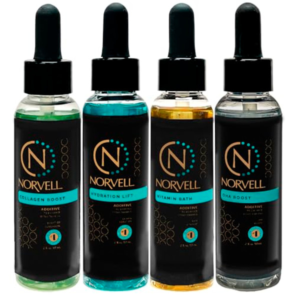 Norvell Pro Lab Kit – Professional Spray Tan Additives with DHA Boost, Hydration Lift, Collagen Boost & Vitamin Bath – Custom Sunless Tanning Results Norvell Pro Lab Kit – Professional Spray Tan Additives with DHA Boost, Hydration Lift, Collagen Boost & Vitamin Bath – Custom Sunless Tanning Results