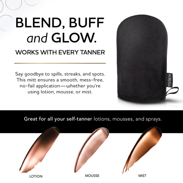 Norvell Streak Self Tanner Applicator Mitt – Washable Tanning Blending Mitt for Smooth, Even Sunless Tan Application, Prevents Stains, Reusable for Lotion, Mousse & Spray Norvell Streak Self Tanner Applicator Mitt – Washable Tanning Blending Mitt for Smooth, Even Sunless Tan Application, Prevents Stains, Reusable for Lotion, Mousse & Spray