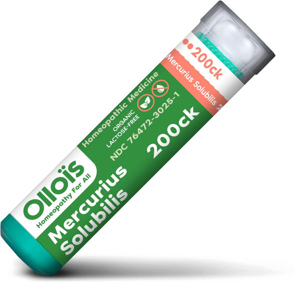 Ollois Mercurius Solubilis 200Ck, Organic, Lactose-, Vegan, Homeopathic Medicine, 80 Pellets (Pack Of 1) Ollois Mercurius Solubilis 200Ck, Organic, Lactose-, Vegan, Homeopathic Medicine, 80 Pellets (Pack Of 1)