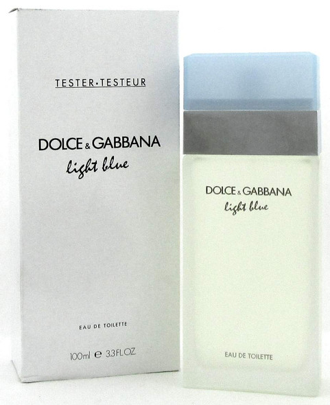 Dolce & Gabbana Light Blue for Women Eau De Toilette Spray, 3.4 Ounce (Tester/Plain Box)