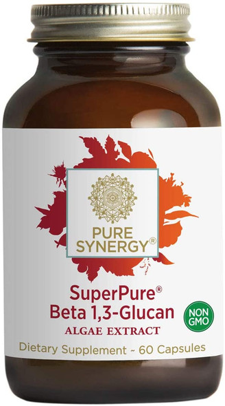 Pure Synergy SuperPure Beta 1,3-Glucan Extract 500 mg 60 Capsules