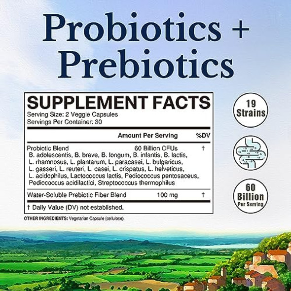 Vitalitown Magnesium + Probiotic Bundle (Pack Of 2) Magnesium Complex (Item 1) & Probiotics 60 Billion Cfus (Item 2) 120 Magnesium Capsules & 30 Probiotic Capsules Vitalitown Magnesium + Probiotic Bundle (Pack Of 2) Magnesium Complex (Item 1) & Probiotics 60 Billion Cfus (Item 2) 120 Magnesium Capsules & 30 Probiotic Capsules