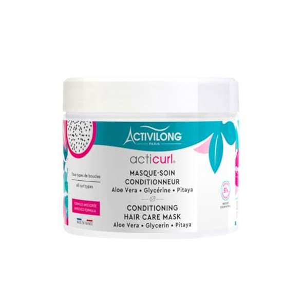 Activilong Acticurl Conditioning Mask - Optimal Nutrition Easy Detangling And Fortified Suppleness - Beautifully Nourished Hair - 300 Ml