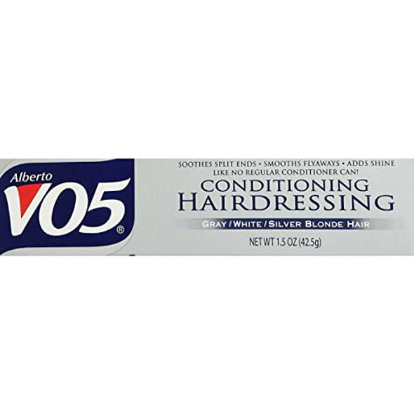 Alberto Vo5 Conditioning Hairdressing For Gray/White/Silver Blonde Hair 1.5-Ounce Tubes (Pack Of 6) Alberto Vo5 Conditioning Hairdressing For Gray/White/Silver Blonde Hair 1.5-Ounce Tubes (Pack Of 6)