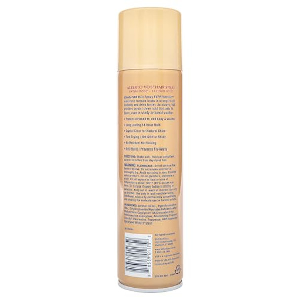 Alberto Vo5 Aerosol Hair Spray Extra Body Hard To Hold 8.5-Ounce Cans (Pack Of 6) Alberto Vo5 Aerosol Hair Spray Extra Body Hard To Hold 8.5-Ounce Cans (Pack Of 6)