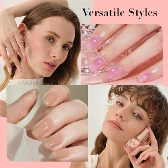 Azurebeauty Jelly & Blue Galaxy Nail Polish Set For Diy Manicure Perfect For Any Occasion