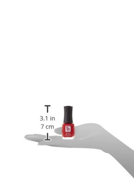 Barielle Protect Plus Color Nail Polish - Dinner At 8 A Plum Red Rose Nail Color With Prosina .45 Ounces