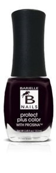 Barielle Protect Plus Color Nail Polish - Black Rose A Sophisticated Black Plum Nail Color With Prosina .45 Ounces Barielle Protect Plus Color Nail Polish - Black Rose A Sophisticated Black Plum Nail Color With Prosina .45 Ounces