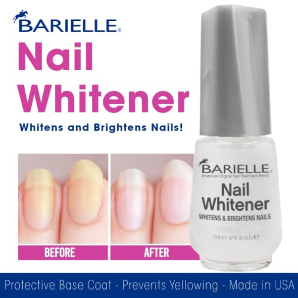 Barielle Nail Whitener For Yellow Nails Or Dull Nails .47 Ounce - Whitening For Nails Treats Yellow Nails