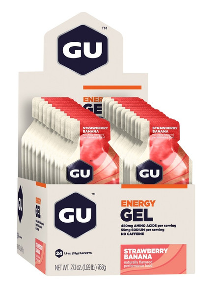 GU Energy Original Sports Nutrition Energy Gels, 24-Count, Assorted  Caffeine-Free Flavors Variety Pack