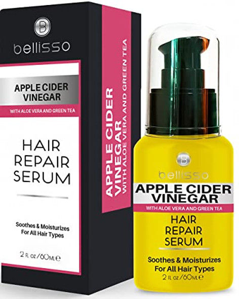 Bellisso Apple Cider Vinegar Hair Serum Oil And Apple Cider Vinegar Shampoo And Apple Cider Vinegar Conditioner