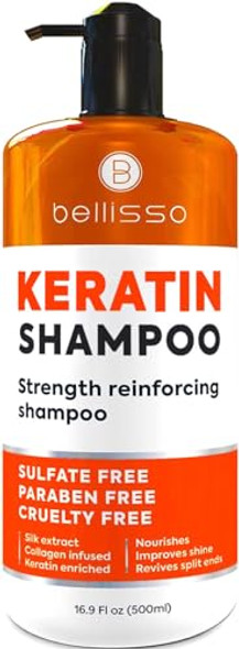 Bellisso Keratin Enriched Shampoo And Keratin Conditioner