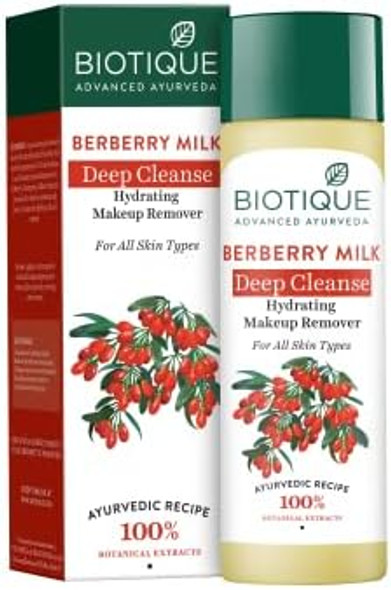 Biotique Bio Berberry Hydrating Cleanser For All Skin Types 120Ml I Ayurvedic Recipe I Botanical Extracts