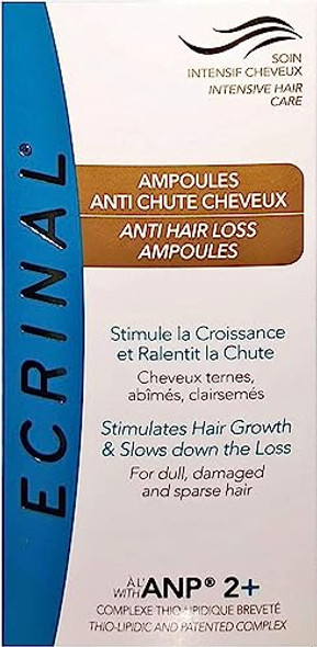 Ecrinal Anp2+ Hair Loss Treatment Ampoules - 8 Ampoules For Hair Growth And Regeneration Revitalizes Dull Damaged Thinning Hair For Dry Color-Treated And Oily Scalp 3-Month Supply Ecrinal Anp2+ Hair Loss Treatment Ampoules - 8 Ampoules For Hair Growth And Regeneration Revitalizes Dull Damaged Thinning Hair For Dry Color-Treated And Oily Scalp 3-Month Supply