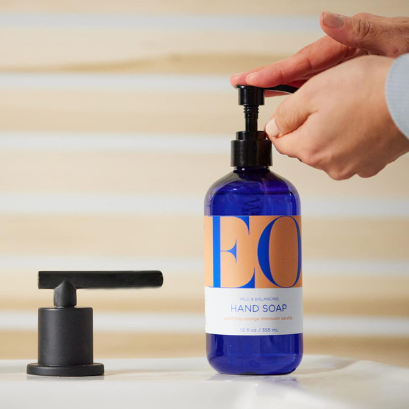Eo Liquid Hand Soap 12 Ounce (Pack Of 3) Orange Blossom And Vanilla Organic Plant-Based Gentle Cleanser With Pure Essential Oils Eo Liquid Hand Soap 12 Ounce (Pack Of 3) Orange Blossom And Vanilla Organic Plant-Based Gentle Cleanser With Pure Essential Oils