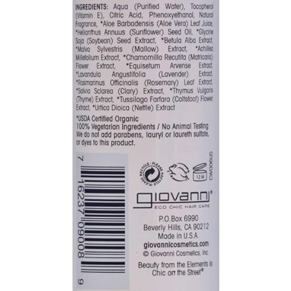 Giovanni Protective Moisture Leave-In Treatment - Leave In Conditioner Spray Detangler Hair Care Products For Women & Men Curly & All Hair Types Heat Protectant Smooth Silk Finish - 5.1 Fl Oz