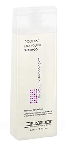 Giovanni Root 66 Max Volume Shampoo - For Fine Lifeless Hair Rich In Nutrients Volumizing Shampoo Infused With Natural Botanical Ingredients Helps Strengthen Hair Color Safe - 8.5 Oz