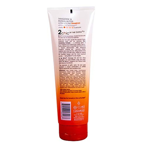 Giovanni Cosmetics 2Chic Ultra-Volume Shampoo Tangerine/Papaya Butter 8.5 Ounce